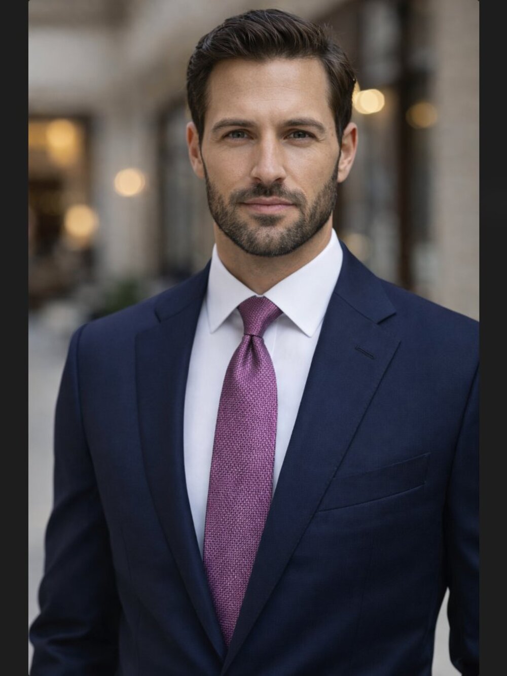 Cremieux Silk Tie Pink Purple Geometric Italy Luxury Textured 59x3 Preppy Classy